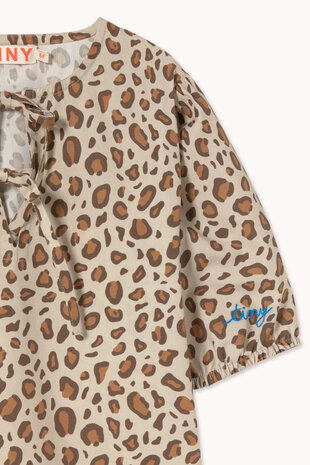 Tiny Cottons Tiny Cottons | Animal Print Bows Dress