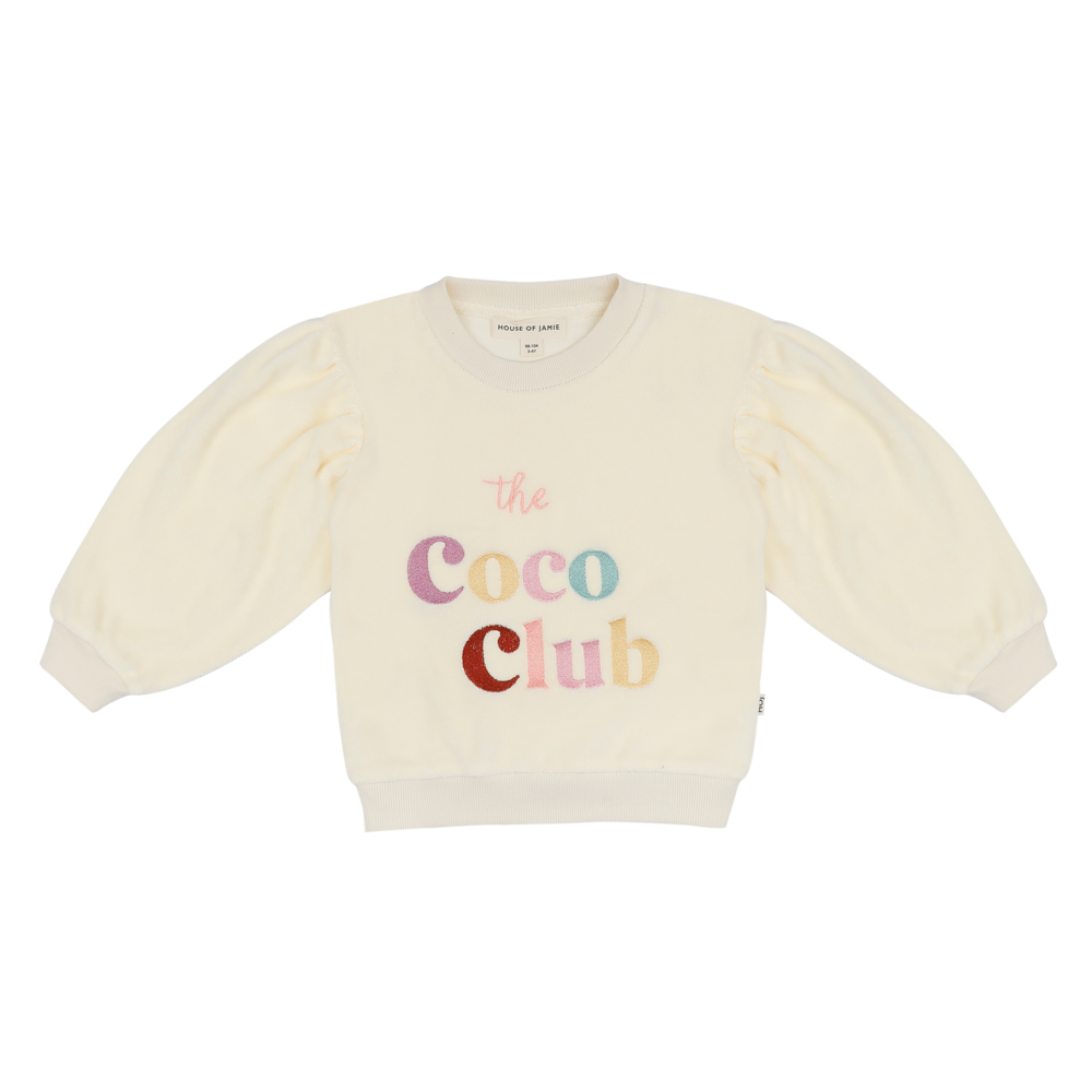 House of Jamie House of Jamie | Balloon Sweater | Cream (Terry Cotton)