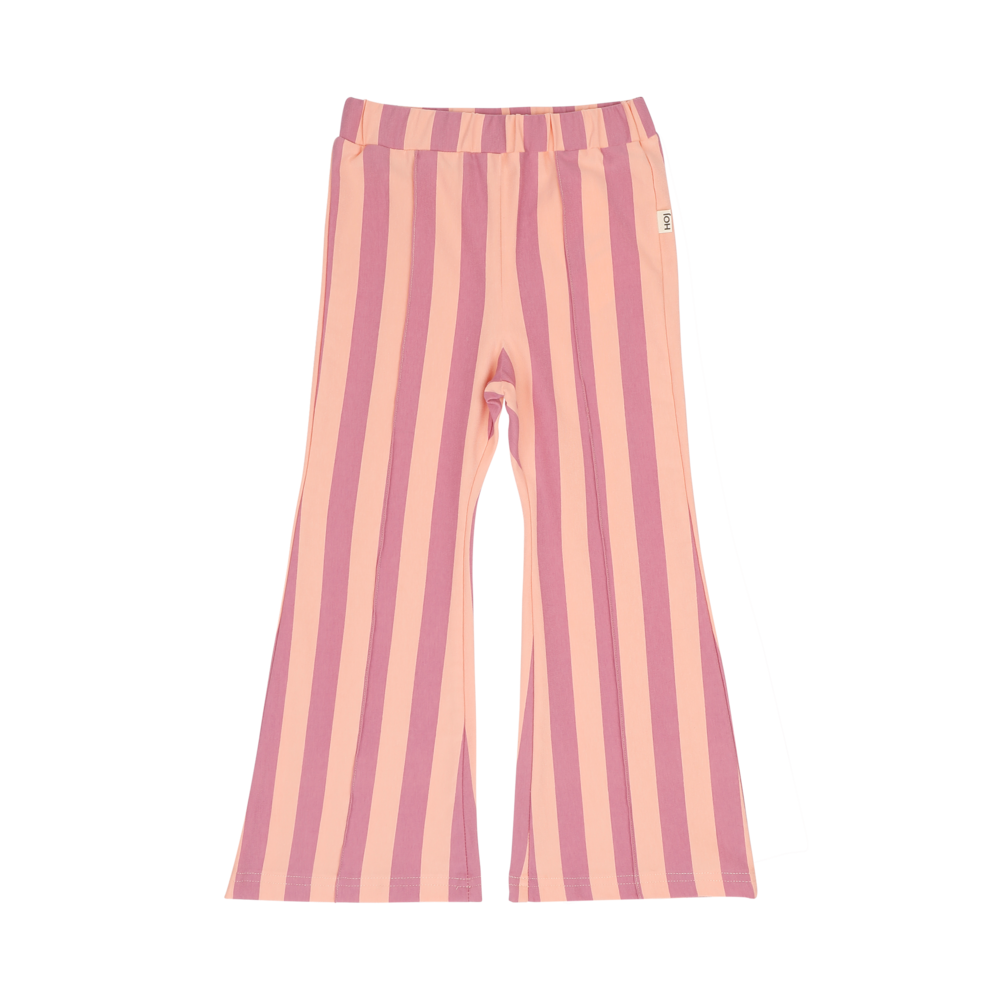 House of Jamie House of Jamie | Flared Pants | Violet Bellini Stripes