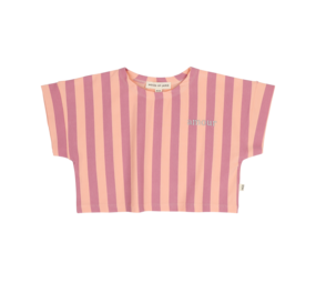 House of Jamie House of Jamie | Relaxed Tee | Violet Bellini Stripes