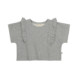 House of Jamie House of Jamie | Relaxed Ruffled Tee | Grey Melange (Sweat)