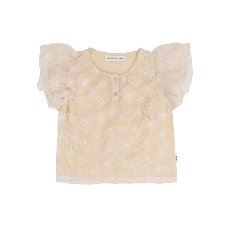 House of Jamie House of Jamie | Dreamy Butterfly Top | Daisy Ivory (Tulle Mesh)