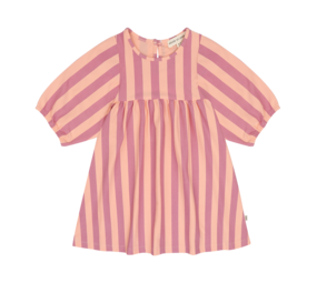 House of Jamie House of Jamie | Balloon High Waist Dress | Violet Bellini Stripes
