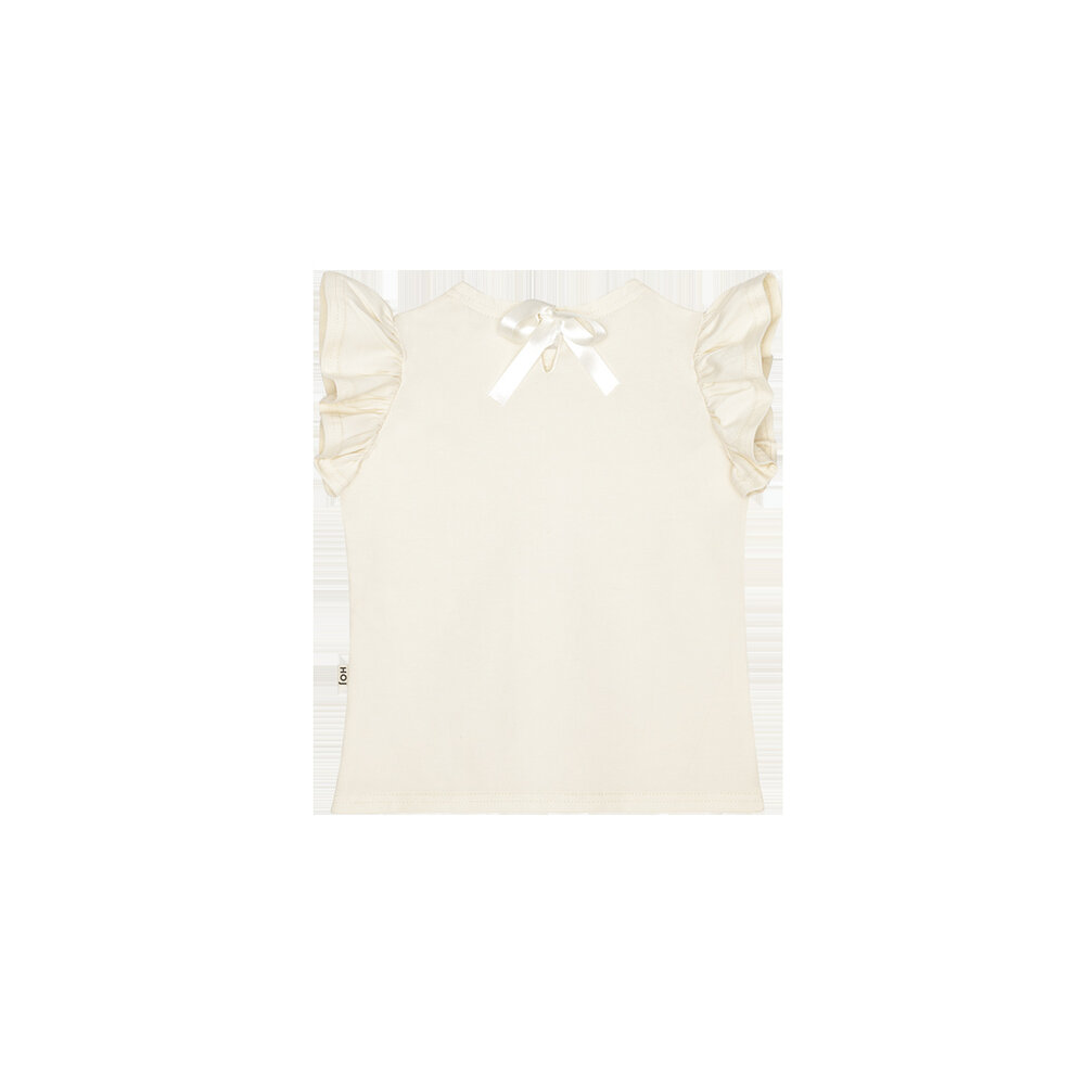 House of Jamie House of Jamie | Ruffled Tee | Cream