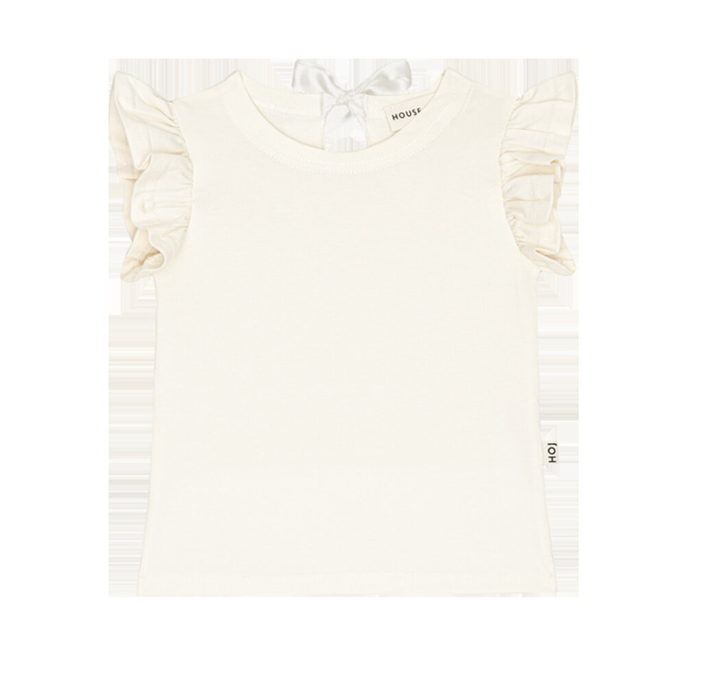 House of Jamie House of Jamie | Ruffled Tee | Cream