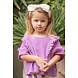 House of Jamie House of Jamie | Relaxed Ruffled Tee | Violet (Terry Cotton)