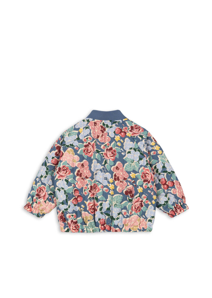 Konges Sløjd Konges Sløjd | Juno Printed Bomber Jacket | Bloomiegrape Blues