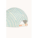 Tiny Cottons Tiny Cottons | Cyan Fine Stripes Cap
