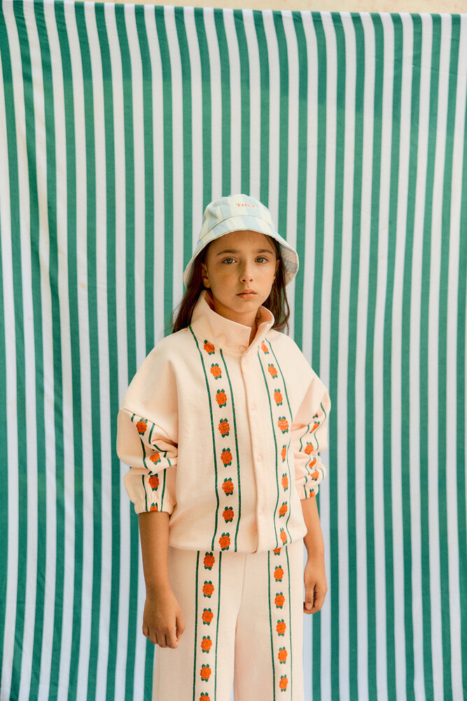 Tiny Cottons Tiny Cottons | Roses Mockneck Sweatshirt