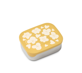 Liewood Liewood | Arthur Printed Lunchbox | Flower / Lemon yellow