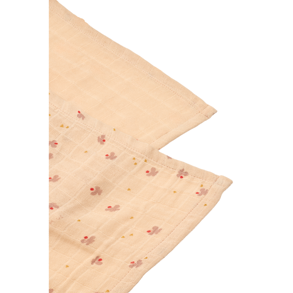 Liewood Liewood | Lewis Muslin Cloth 2-Pack | Mini butterfly / Apple blossom mix