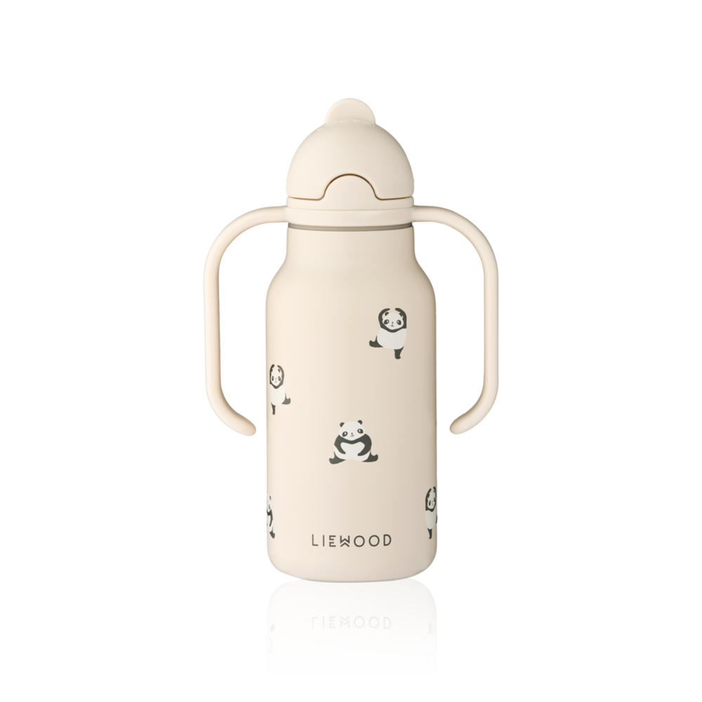 Liewood Liewood | Kimmie Water Bottle 250 ml | Mini panda / Sandy