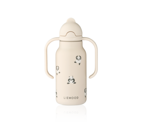 Liewood Liewood | Kimmie Water Bottle 250 ml | Mini panda / Sandy