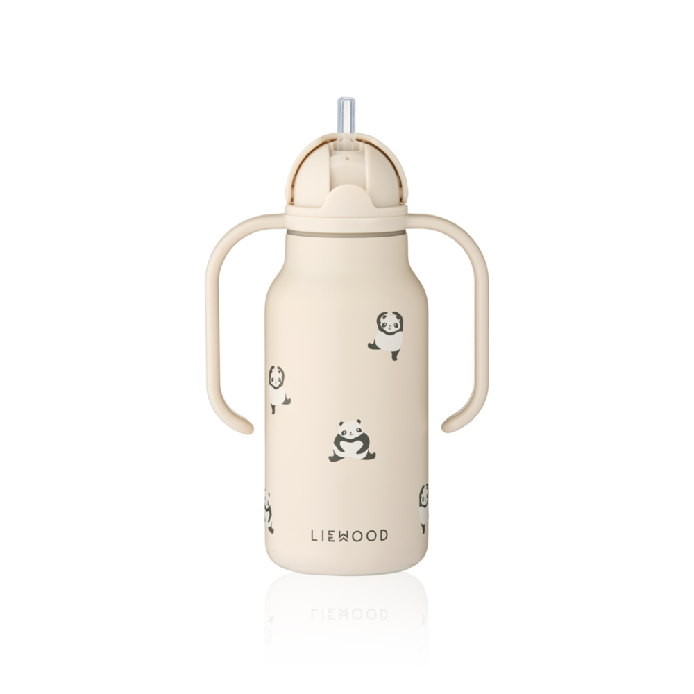 Liewood Liewood | Kimmie Water Bottle 250 ml | Mini panda / Sandy