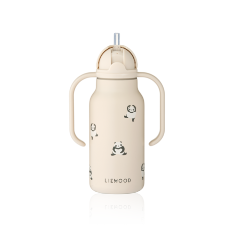 Liewood Liewood | Kimmie Water Bottle 250 ml | Mini panda / Sandy