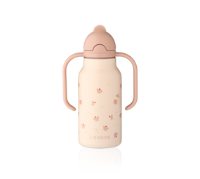 Liewood Liewood | Kimmie Water Bottle 250 ml | Mini Butterfly / Apple blossom