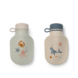 Liewood Liewood | Lizzie Smoothie Bottle 2-Pack | Sea creature / Sandy
