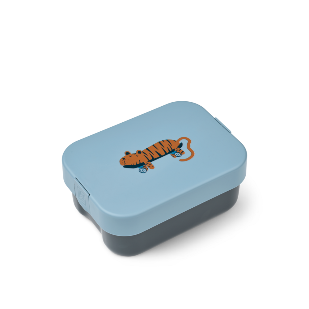 Liewood Liewood | Kamil Lunchbox | Tiger / Beach blue