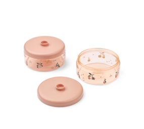 Liewood Liewood | Dominique Food Tritan Boxes 500 ml 2-Pack | Peach / Sea shell