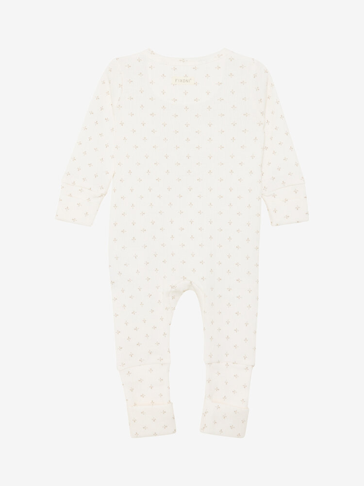 Fixoni Fixoni | Romper LS Rib  | Gardenia