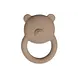 Jollein Jollein |  Bijtring Rubber Teddy Bear | Biscuit