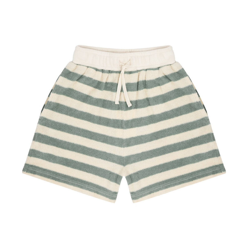 Jenest Jenest | Robin Shorts  | Sage Green Off White Stripe