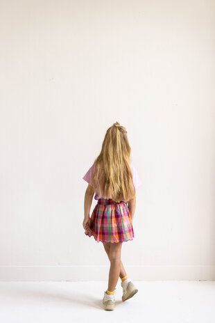 Jenest Jenest | Sara Skirt  | Fuchsia Multi Check