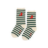 Jenest Jenest | J Stripe Socks  | Offwhite Green