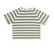 Jenest Jenest | To T-Shirt  | Sage Green Off White Stripe