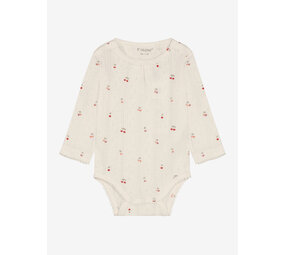 Fixoni Fixoni | Body LS Pointelle Cherry | Eggnog