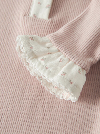 Lil ' Atelier Lil ' Atelier | NBFTRINE LS SLIM BODY LIL | Peach Whip