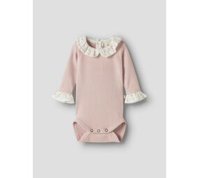 Lil ' Atelier Lil ' Atelier | NBFTRINE LS SLIM BODY LIL | Peach Whip