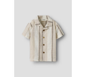 Lil ' Atelier Lil ' Atelier | NBMFIBERT SS LOOSE SHIRT LIL | Coconut Milk