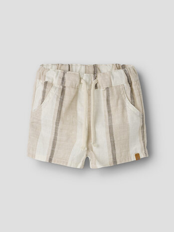 Lil ' Atelier Lil ' Atelier | NBMFIBERT LOOSE SHORTS LIL | Coconut Milk