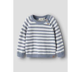 Lil ' Atelier Lil ' Atelier | NBMDASON LS KNIT LIL | Coconut Milk TRADEWINDS