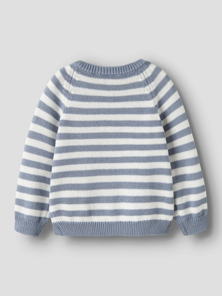 Lil ' Atelier Lil ' Atelier | NBMDASON LS KNIT LIL | Coconut Milk TRADEWINDS