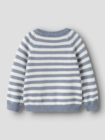 Lil ' Atelier Lil ' Atelier | NBMDASON LS KNIT LIL | Coconut Milk TRADEWINDS