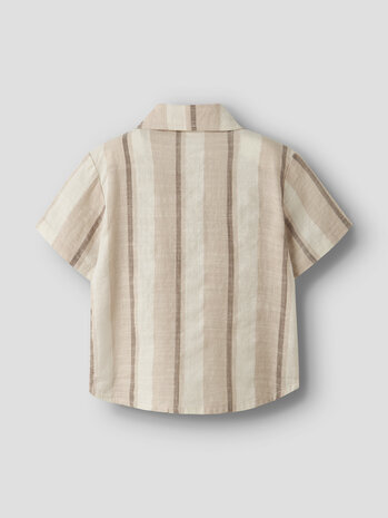 Lil ' Atelier Lil ' Atelier | NMMFIBERT SS LOOSE SHIRT LIL | Coconut Milk