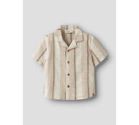 Lil ' Atelier Lil ' Atelier | NMMFIBERT SS LOOSE SHIRT LIL | Coconut Milk