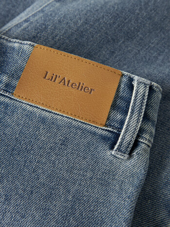 Lil ' Atelier Lil ' Atelier | NMFDAMLA WIDE ANCEL JEANS 5566-DX LIL | Medium Blue Denim