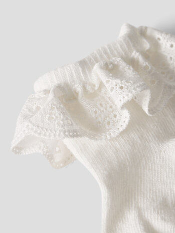 Lil ' Atelier Lil ' Atelier | -NBFDITA SOCK LIL | Coconut Milk