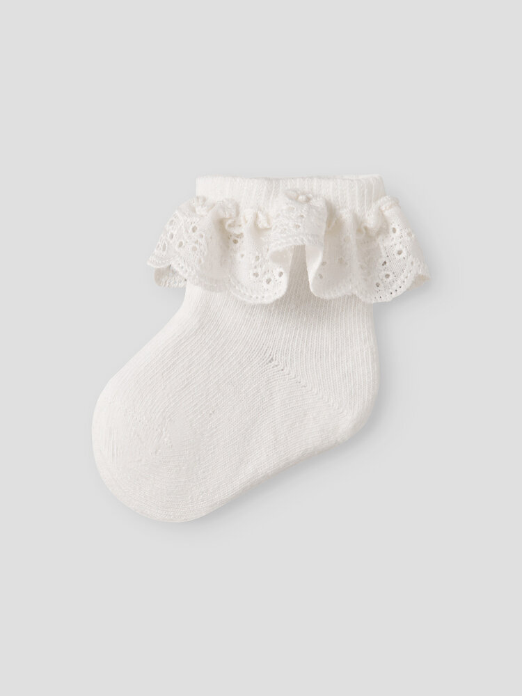 Lil ' Atelier Lil ' Atelier | -NBFDITA SOCK LIL | Coconut Milk