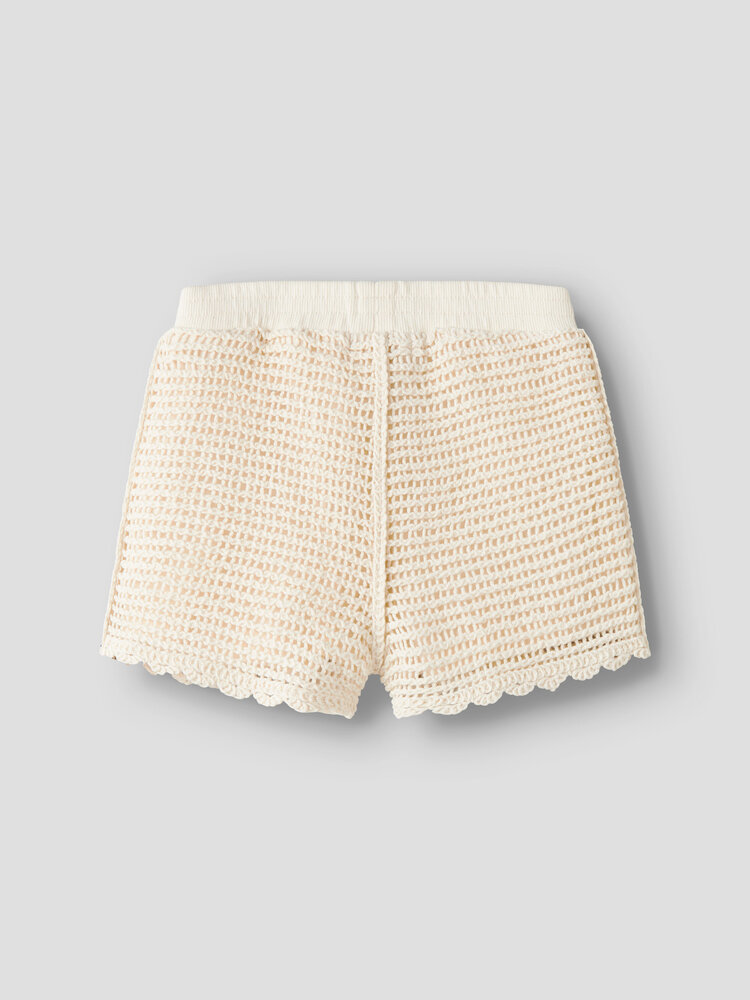 Lil ' Atelier Lil ' Atelier | NMFFLORA KNIT SHORTS LIL | Coconut Milk