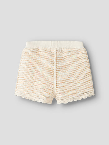 Lil ' Atelier Lil ' Atelier | NMFFLORA KNIT SHORTS LIL | Coconut Milk