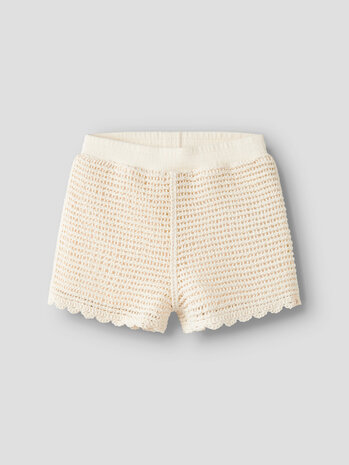 Lil ' Atelier Lil ' Atelier | NMFFLORA KNIT SHORTS LIL | Coconut Milk