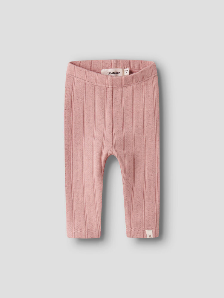 Lil ' Atelier Lil ' Atelier | NBFFALINA SLIM LEGGINGS LIL | Misty Rose