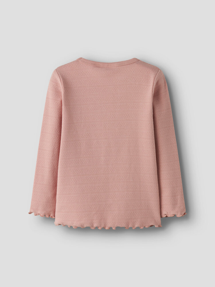 Lil ' Atelier Lil ' Atelier | NMFDIMIA LS SLIM TOP LIL | Misty Rose