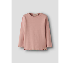 Lil ' Atelier Lil ' Atelier | NMFDIMIA LS SLIM TOP LIL | Misty Rose