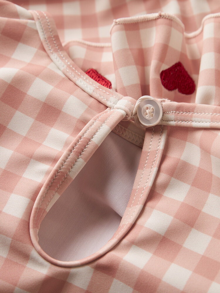 Lil ' Atelier Lil ' Atelier | NBFFINLEY LS SWIMSUIT LIL | Misty Rose