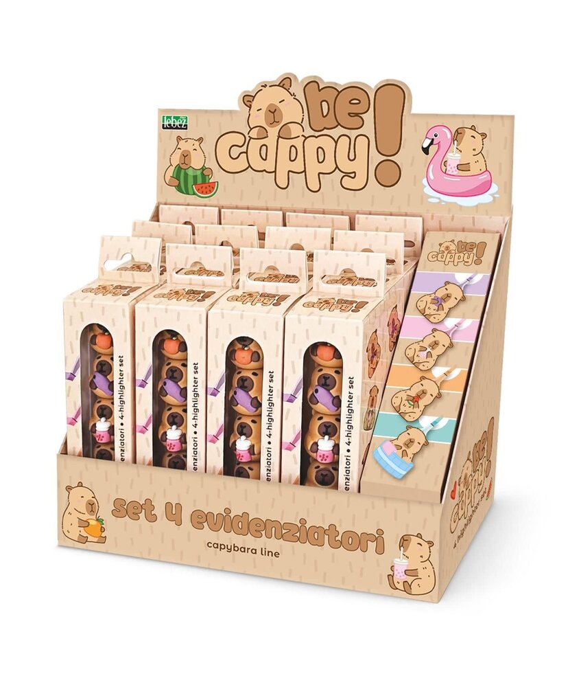 Lebez SpA | Capibara stapel markeerstift 5 delig